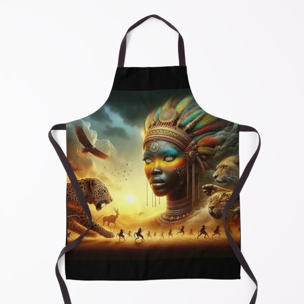Artikelvorschau, Fusion afrikanischer Fabelwesen entworfen und verkauft von PrintAfricanArt.