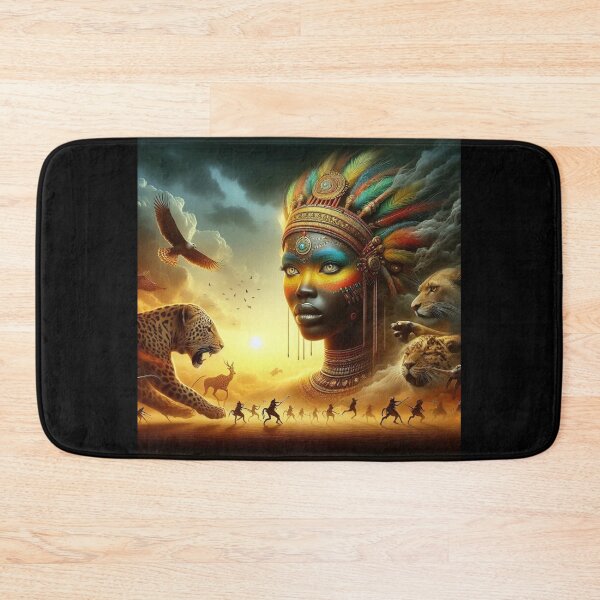 Item preview, African Mythical  Creatures Fusion  designed and sold by PrintAfricanArt.