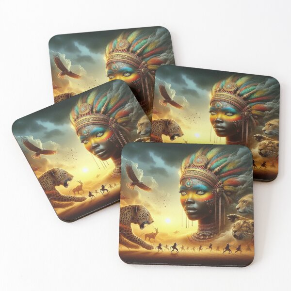 Item preview, African Mythical  Creatures Fusion  designed and sold by PrintAfricanArt.