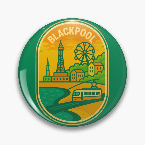 Item preview, Blackpool Travel Souvenir Sticker designed and sold by rogue-design.
