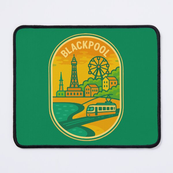 Item preview, Blackpool Travel Souvenir Sticker designed and sold by rogue-design.
