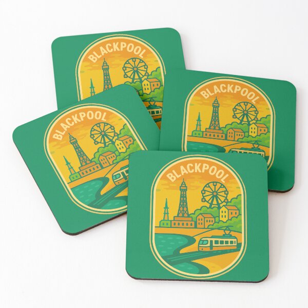 Item preview, Blackpool Travel Souvenir Sticker designed and sold by rogue-design.