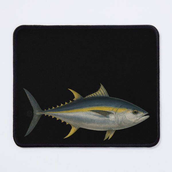 Item preview, Tuna Fish - Yellowfin Tuna - Vintage Japanese Inspired Art designed and sold by Kabuji Store.