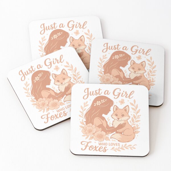 Item preview, Just A Girl Who Loves Foxes designed and sold by Romeo Fashion.