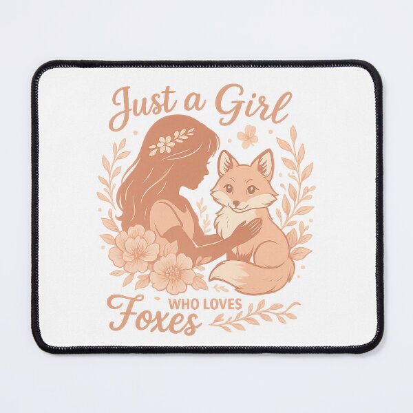 Item preview, Just A Girl Who Loves Foxes designed and sold by Romeo Fashion.