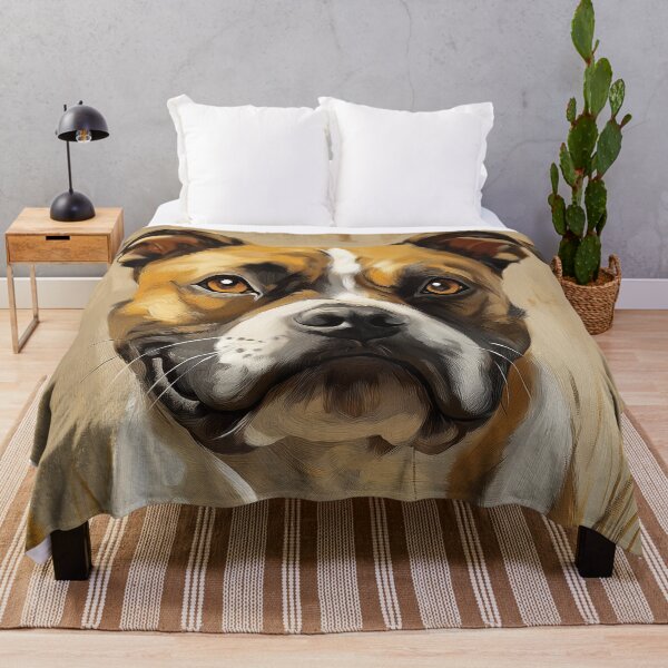 Item preview, Stunning Staffordshire Bull Terrier dog Painting for Home & Office designed and sold by LazyOwlStore.