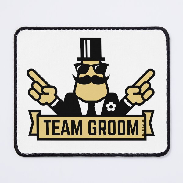Item preview, Team Groom (Pointing / Stag Night / Bachelor Party / 2C) designed and sold by MrFaulbaum.