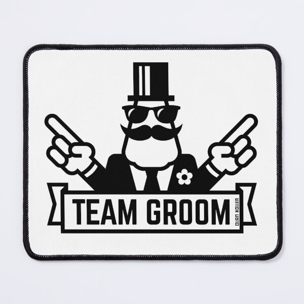 Item preview, Team Groom (Pointing / Stag Night / Bachelor Party / 1C) designed and sold by MrFaulbaum.
