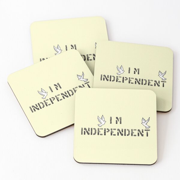 Item preview, I'm Independent Freedom Bird Typography Design designed and sold by graphicnew.