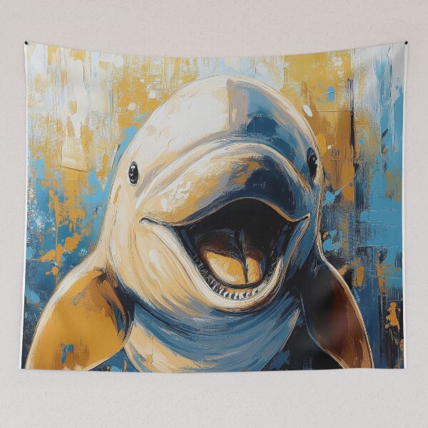 Item preview, Stunning Dugong Painting for Home & Office designed and sold by LazyOwlStore.