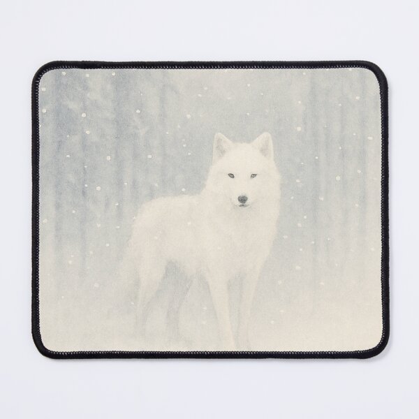 Item preview, Arctic Spirit: White Wolf in a Winter Wonderland designed and sold by ArtfulZuzu.