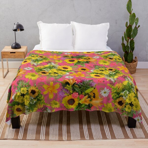 Item preview, Sunflower Arrangement with Ferns on Rose ee4e7c designed and sold by Art in My Loft.