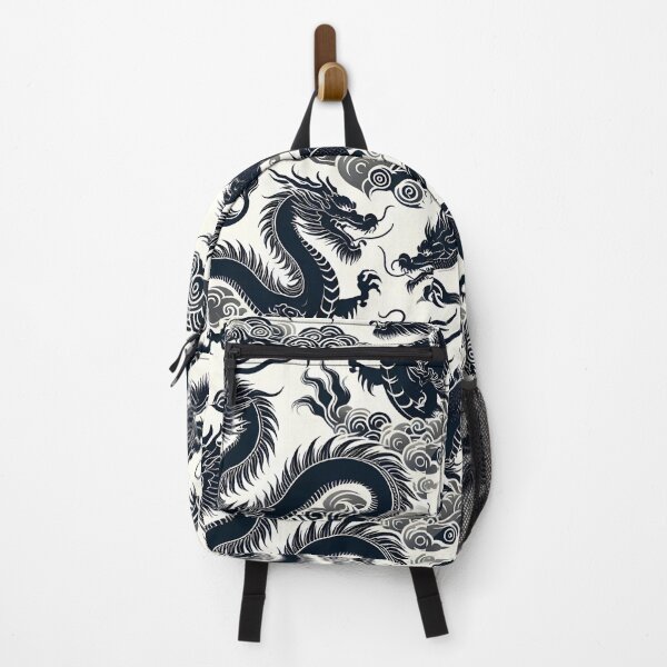 Item preview, Traditional Black Dragon & Clouds Japanese Tattoo Pattern designed and sold by Jcat7.