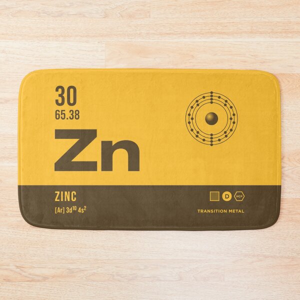 Item preview, 30 Zinc Periodic Table Element Dark designed and sold by VoodooCircus.