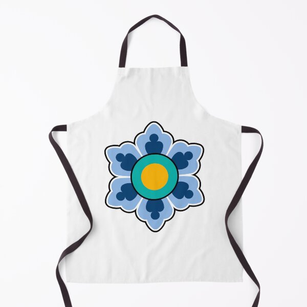 Item preview, Dancheong; six-petal blue flower. designed and sold by Rajoletta.