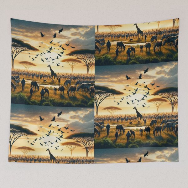Item preview, A Typical Savannah Setting In Africa designed and sold by PrintAfricanArt.