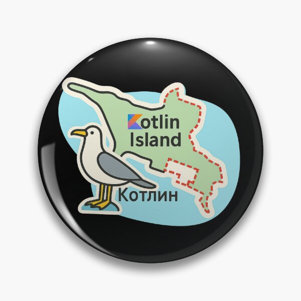 Item preview, Kotlin Island Map with Seabirds designed and sold by Redstrawberry13.