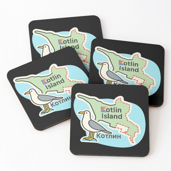 Item preview, Kotlin Island Map with Seabirds designed and sold by Redstrawberry13.