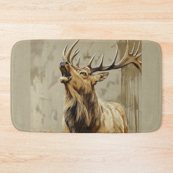 Item preview, Stunning Elk Painting for Home & Office designed and sold by LazyOwlStore.