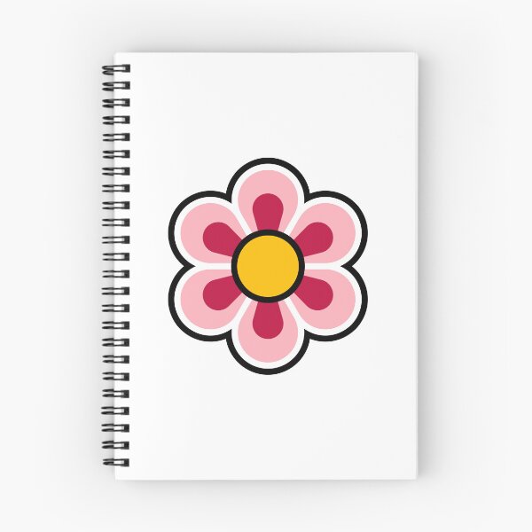 Item preview, Dancheong; six-petal pink flower. designed and sold by Rajoletta.