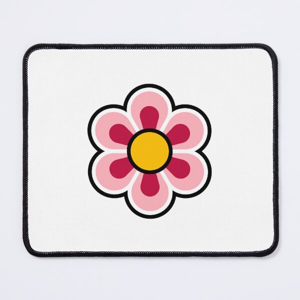 Item preview, Dancheong; six-petal pink flower. designed and sold by Rajoletta.