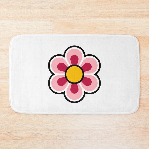 Item preview, Dancheong; six-petal pink flower. designed and sold by Rajoletta.