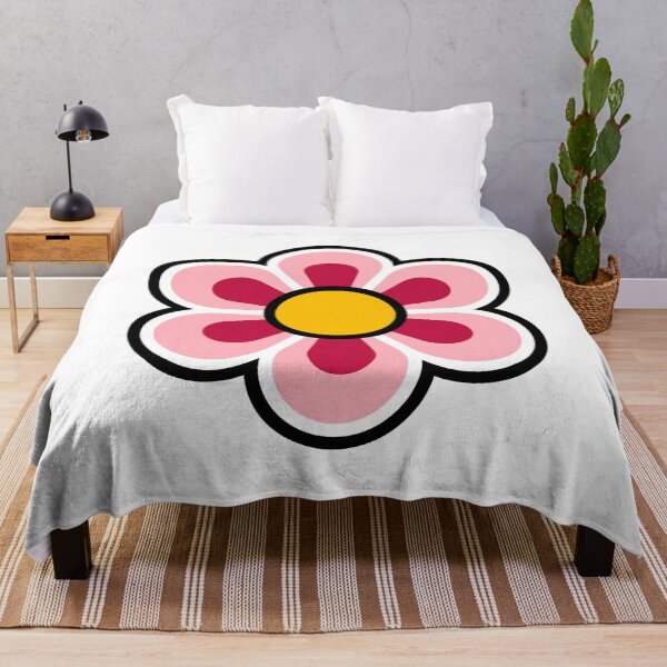 Item preview, Dancheong; six-petal pink flower. designed and sold by Rajoletta.