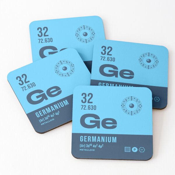 Item preview, 32 Germanium Periodic Table Element Dark designed and sold by VoodooCircus.