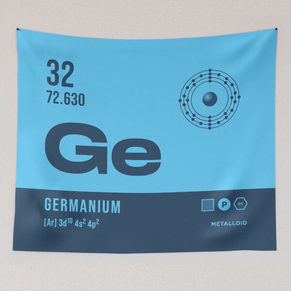 Item preview, 32 Germanium Periodic Table Element Dark designed and sold by VoodooCircus.