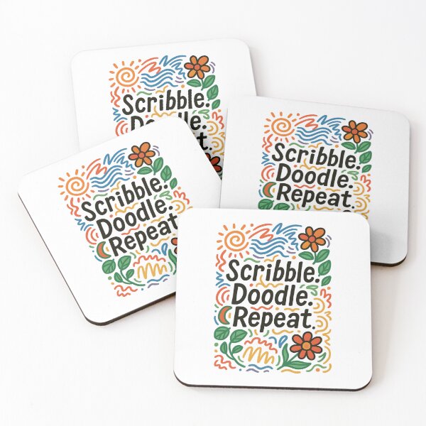 Item preview, Scribble Doodle Repeat designed and sold by inkNext.