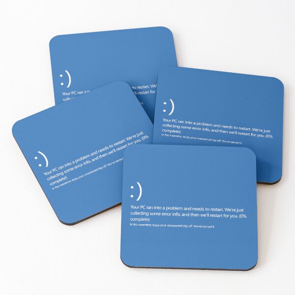 Item preview, Blue Screen of Day Off – Funny Tech Error Parody designed and sold by NiceHatHarry.