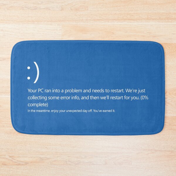 Item preview, Blue Screen of Day Off – Funny Tech Error Parody designed and sold by NiceHatHarry.
