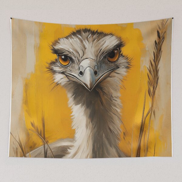 Item preview, Stunning Emu Painting for Home & Office designed and sold by LazyOwlStore.