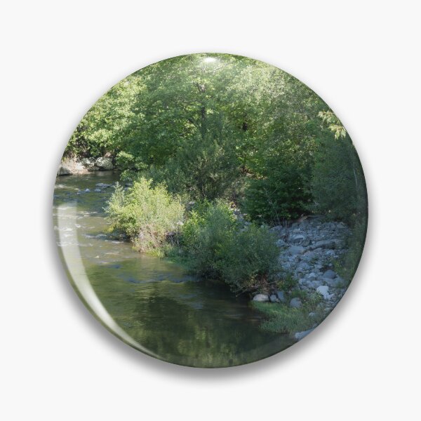 Item preview, Serene Mountain River in Summer designed and sold by Georgia Mizuleva.