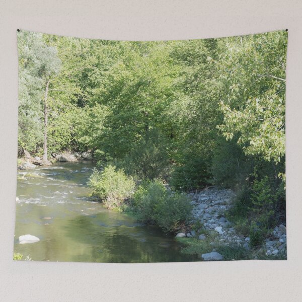 Item preview, Serene Mountain River in Summer designed and sold by Georgia Mizuleva.