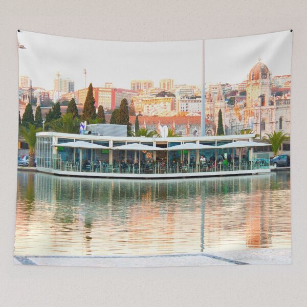 Item preview, Sunset. lake by the river. mosteiro dos jerónimos designed and sold by Tereza Pilar  Art.