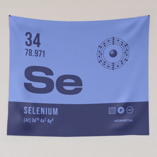 Item preview, 34 Selenium Periodic Table Element Dark designed and sold by VoodooCircus.
