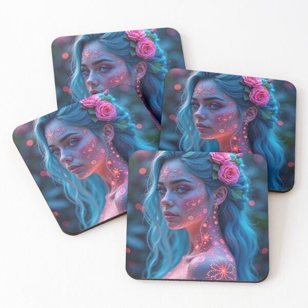Item preview, Bioluminescent Rose Woman designed and sold by Neo-Studio.