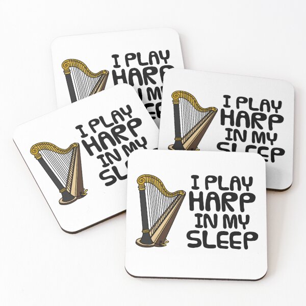 Item preview, I Play Harp In My Sleep, Harpist Funny designed and sold by doodlerob.