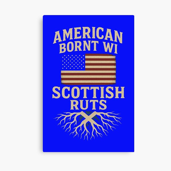 Item preview, American bornt wi Scottish ruts designed and sold by MacksMerch.