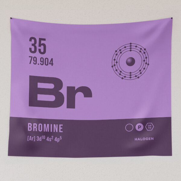 Item preview, 35 Bromine Periodic Table Element Dark designed and sold by VoodooCircus.