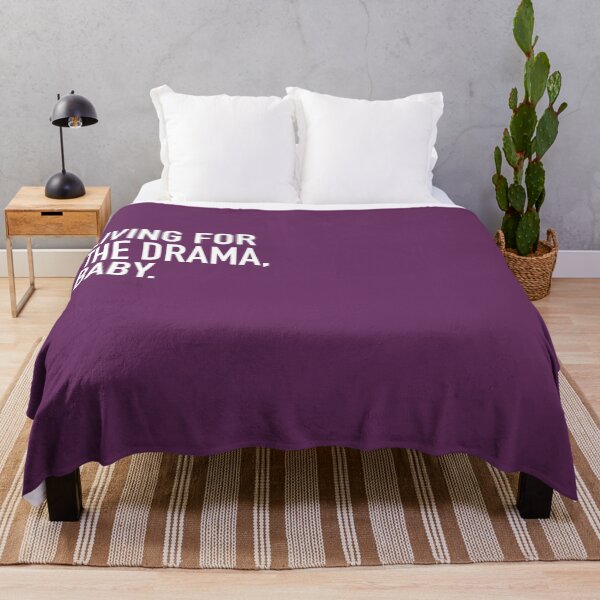 Item preview, Living for the drama, baby! berry line designed and sold by JuliSpark.