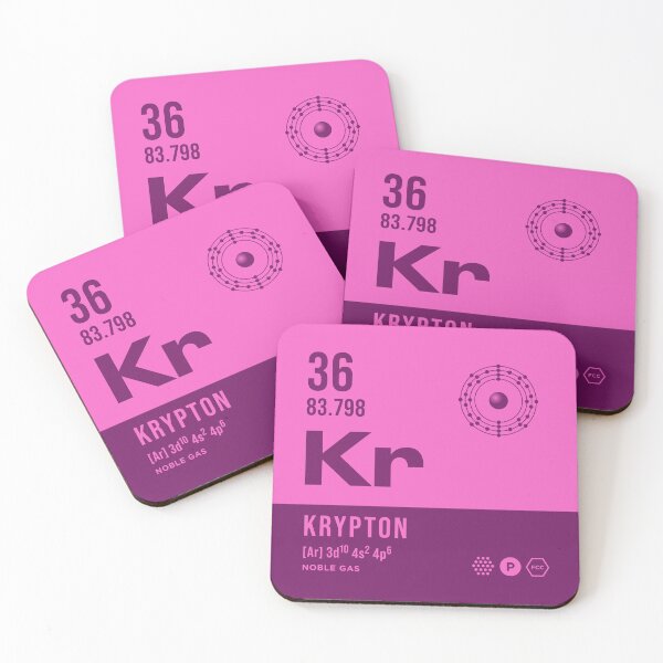 Item preview, 36 Krypton Periodic Table Element Dark designed and sold by VoodooCircus.