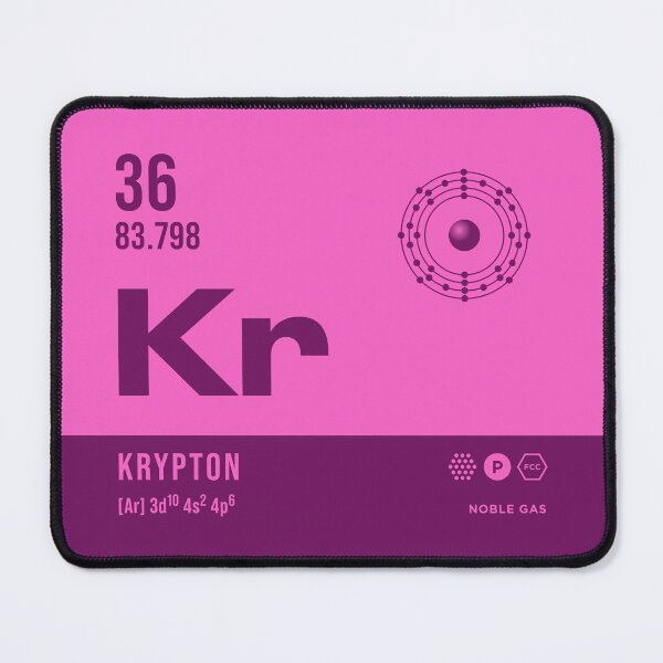 Item preview, 36 Krypton Periodic Table Element Dark designed and sold by VoodooCircus.