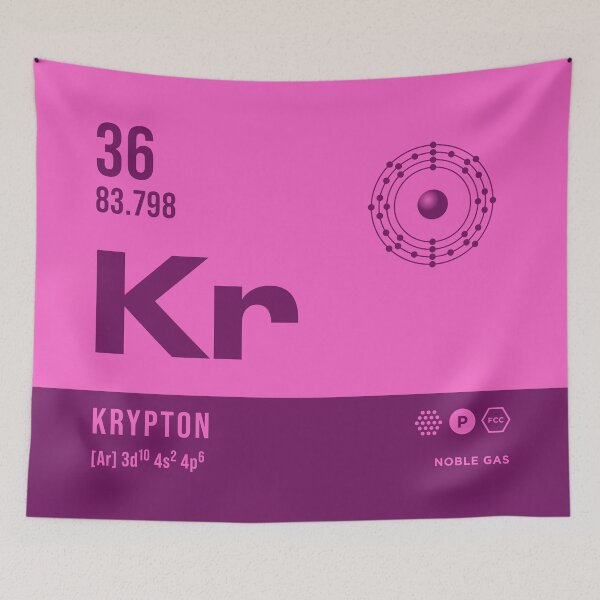 Item preview, 36 Krypton Periodic Table Element Dark designed and sold by VoodooCircus.