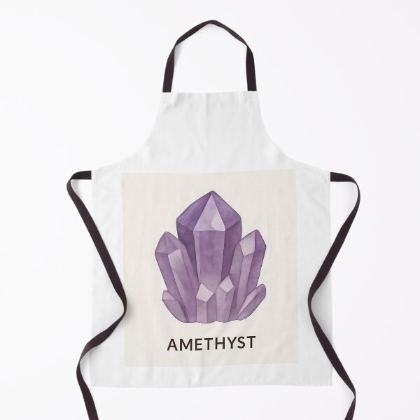 Item preview, Amethyst Crystal – Magical Purple Gemstone Design for Stickers, T-Shirts & Mugs designed and sold by JuliJoy.