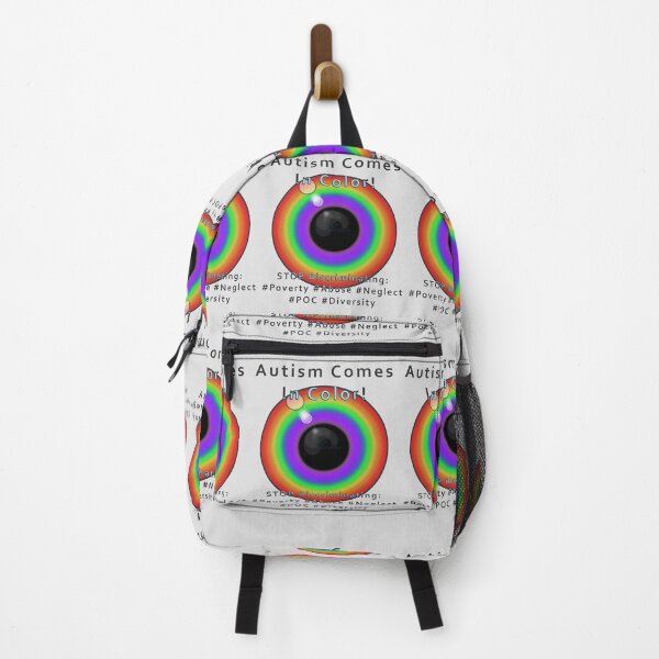 Item preview, Autism Comes In Color, hand made graphic with text designed and sold by AK-Hevonen.