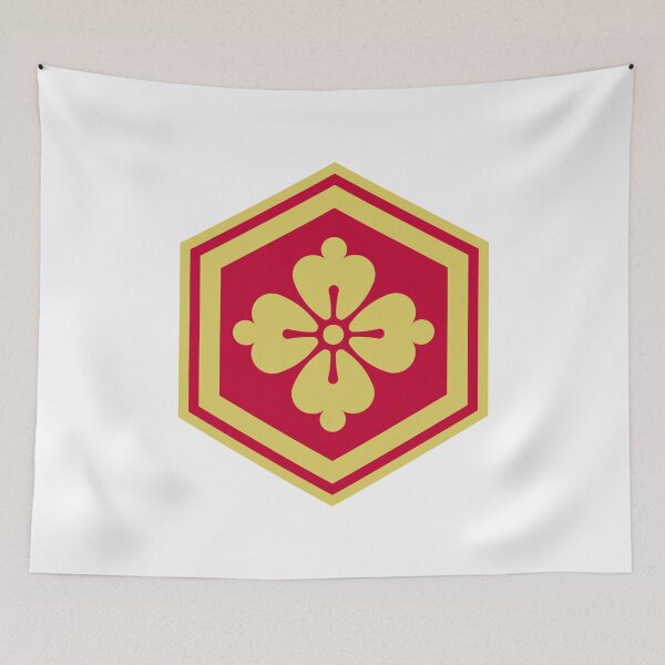 Item preview, Wagara; hexagonal motif four-petaled flower. designed and sold by Rajoletta.