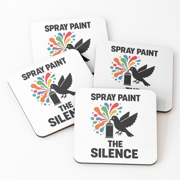 Item preview, Spray Paint the Silence designed and sold by inkNext.