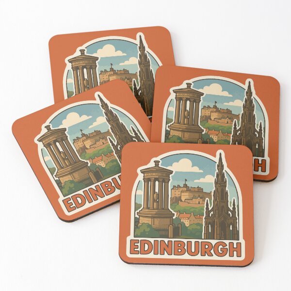 Item preview, Edinburgh Travel Souvenir Sticker designed and sold by rogue-design.
